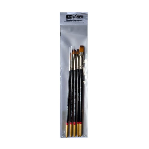  Pincel Set Art Nature Sintético Surtidos x5 