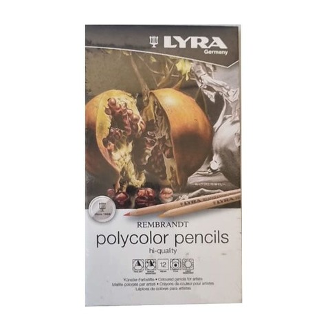 Lápiz Lyra Rembrandt Polycolor x12 Lata Colores