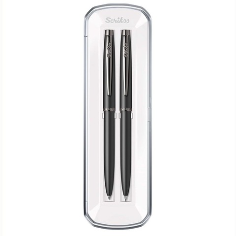 Lapicera Scrikss Set Prestige 108 Boligrafo + Portaminas 0.5mm 