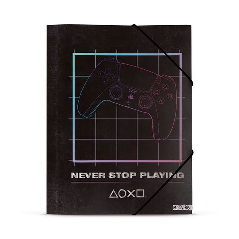 Carpeta Oficio con Elástico Mooving Playstation 