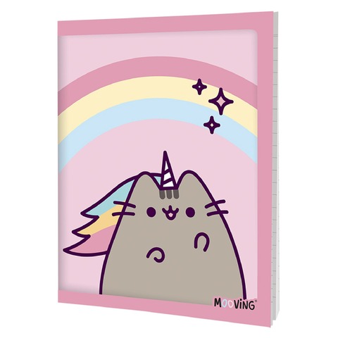 Cuaderno 16x21 cm Abrochado Mooving Pusheen 