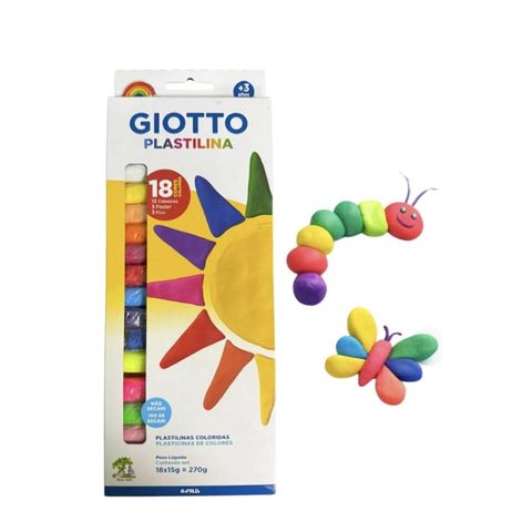 Plastilina Giotto Natural x18 (Plasticina)