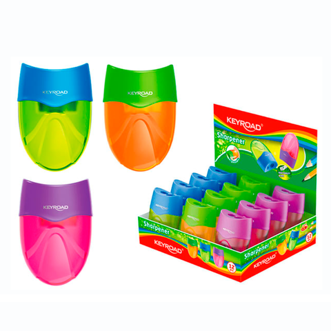 Sacapuntas con Recipiente Keyroad Mellow 2 Bocas 