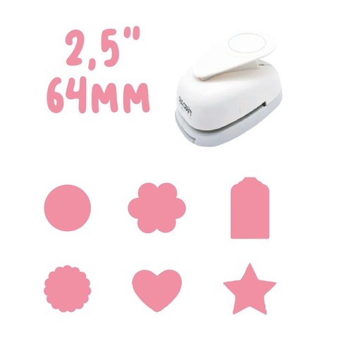  Sacabocado Formas - Perforadora (6.4cm) 2.5