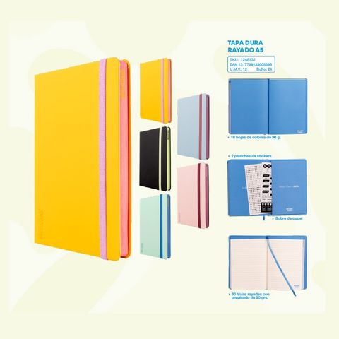Cuaderno Mooving Línea Notes 