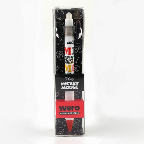 Lapicera Wero Roller Borrable Mickey Topper Spinner (WE4220)