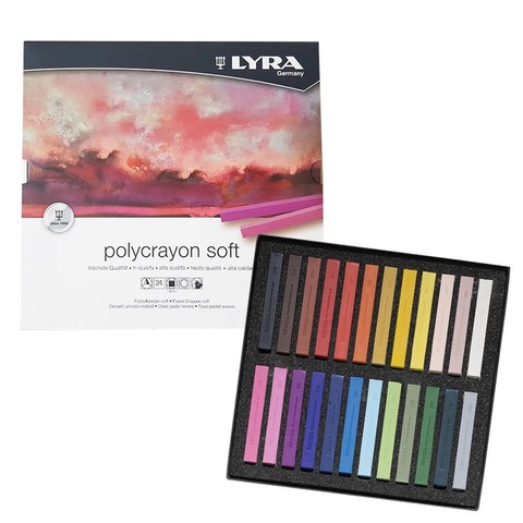 Pastel a la Tiza Lyra x24 Tonos Clásicos