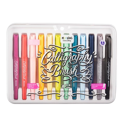Mooving Coloring Marcador x12 Doble Punta 