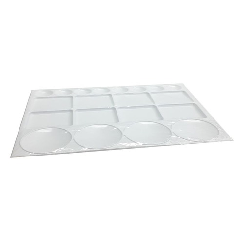 Mezclador Plástico x20 Cavidades Rectangular (33x25) (PP41)