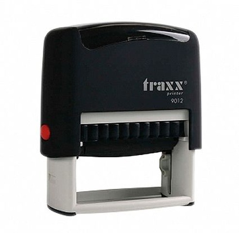 Sello 4 Líneas + Aparato Traxx 9012 Negro