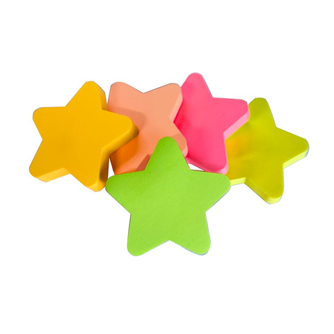 Notas Adhesivas Medoro 70mm x100 Forma Estrella