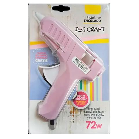Pistola Encoladora Motex-Ibi Craft 72W Pastel Rosa Pastel