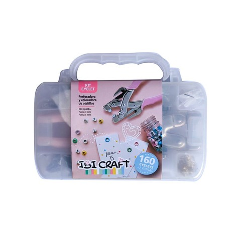 Perforadora Remachadora Eyelet Ibi Craft Kit C/160 Ojalillos (650500)
