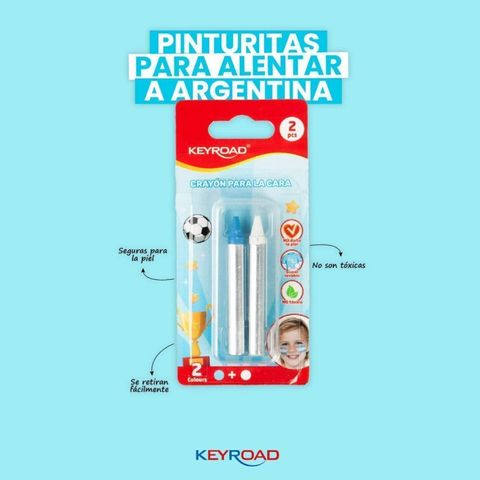 Cera Keyroad P/Cara Celeste y Blanco (KR990288)