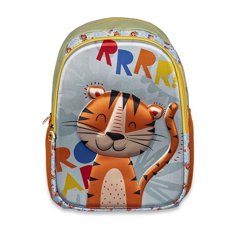 Mochila Talbot Chica 3D 40x30x13cm Tigre (5588)