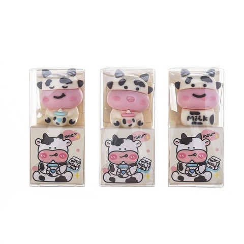 Sacapuntas con recipiente Wero - Caw/Vaca (we4038)