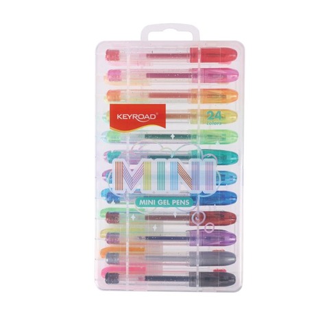 Lapicera Keyroad x24 Roller Mini Gel 0.8 Estuche Plast. (974816)
