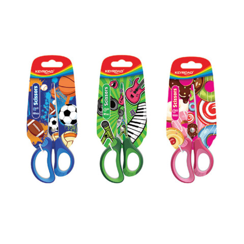 Tijera escolar 15cm Keyroad Soft Grip 
