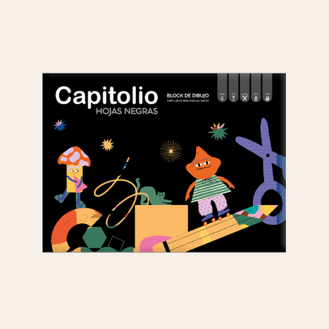 Block de dibujo Nº5 Negras Capitolio 25Hojas