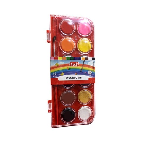 Acuarela Trabi x12 Estuche Rigido