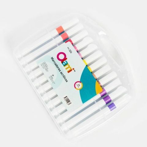 Marcador Olami Acrilico Box x24 (MAC324)