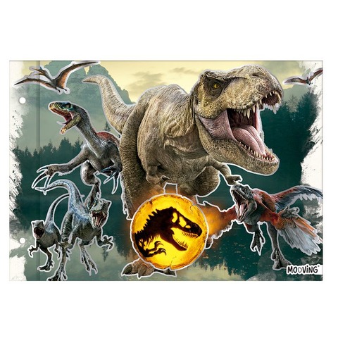 Carpeta N°5 Mooving Jurassic World  Dinosaurs in our World 2023