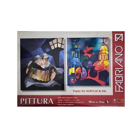 Block Fabriano Pittura 400gr 25x35 (10h)
