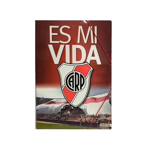 Carpeta Oficio con Elástico Mooving River Plate 