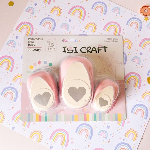 Sacabocado Ibi Craft Formas x3 Set Corazones (655820)