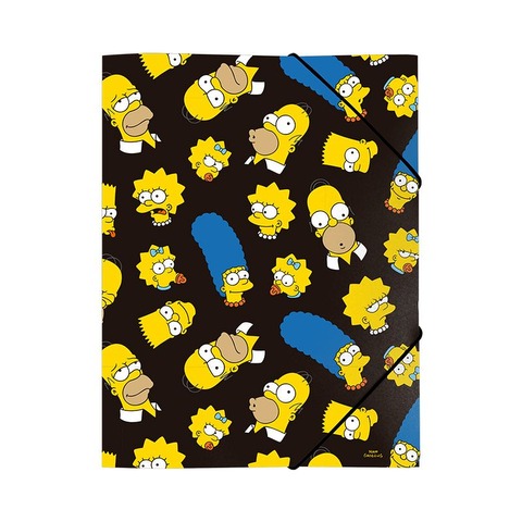 Carpeta Oficio con Elástico Mooving The Simpsons 