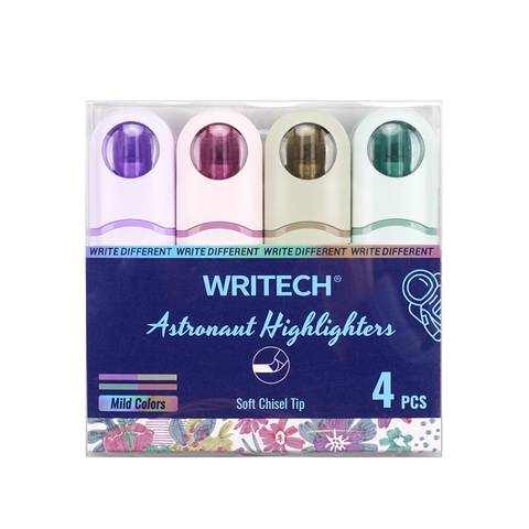 Resaltador Writech Astronaut Vintage/Mild x4 (W-8154-PL4-Mild)