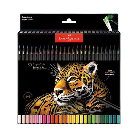 Lápiz Faber Castell SuperSoft x 50