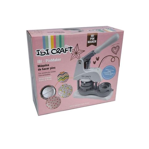Fabricadora de Pins Ibi Craft 58mm + 10 Sets (659700)