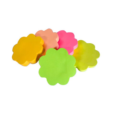 Notas Adhesivas Medoro 70mm x100 Forma Flor
