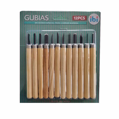 Gubia Set Ibi x12 Piezas (055803)