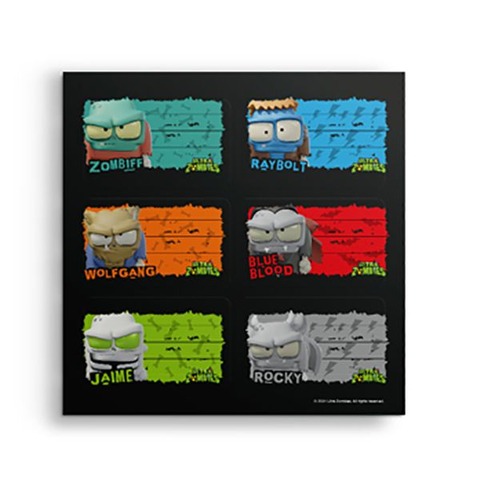 Etiquetas Mooving Ultra Zombies 