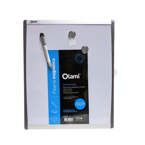    Pizarra Magnética Eco Olami 35x43cm (+Marcador + Imanes) (PIZ200)