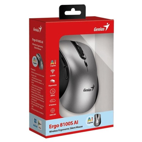 Mouse Genius NX-8100S AI Wireless