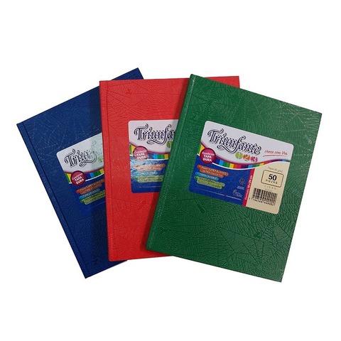 Cuaderno Escolar Triunfante 19x24 Liso Araña T-D x48/50hj