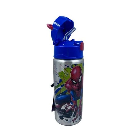 Botella Caramañola Cresko Acero 600ml Spiderman (HA-092)