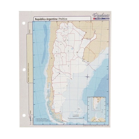 Mapa N°3 Político x10 Unidades 