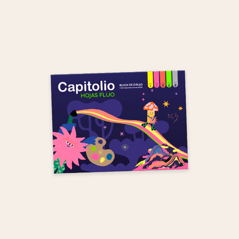 Block de dibujo Nº6 Fluo Capitolio 