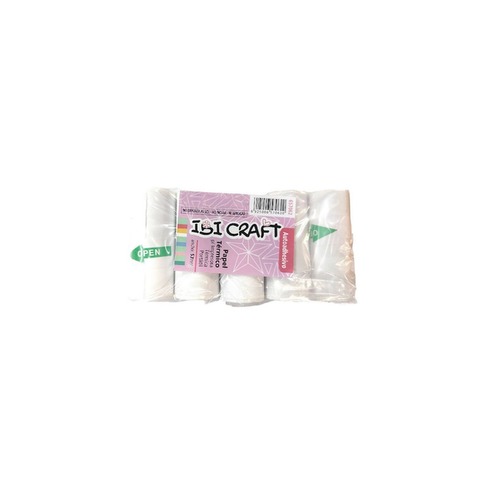         Rollo de Papel para Impresora Termica Ibi Tendance Blanco Adhesivo x5 