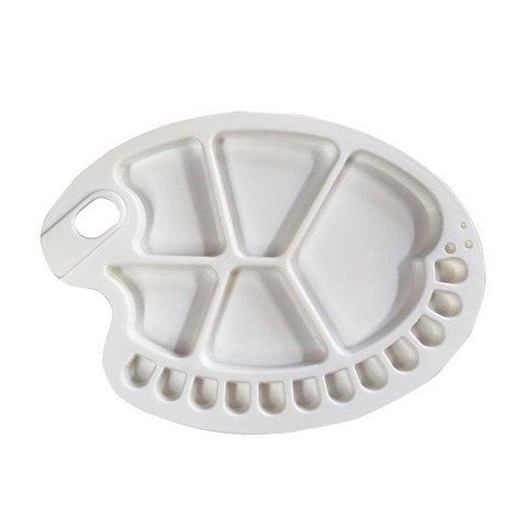 Mezclador Plástico x17 Cavidades Paleta Oval (TSP-I) (25X34cm) 