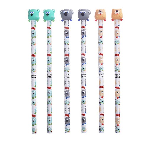 Lápiz Negro Wero con Toper/Goma (WE4085) Cheese Cuke