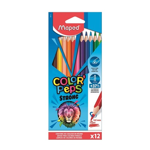 Promo Lápiz Maped Colorpeps x12 Largos 