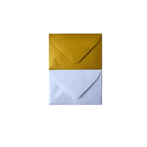 Sobre Color 7x10.5cm 120Grs. Blister x10 Unidades Metalizados