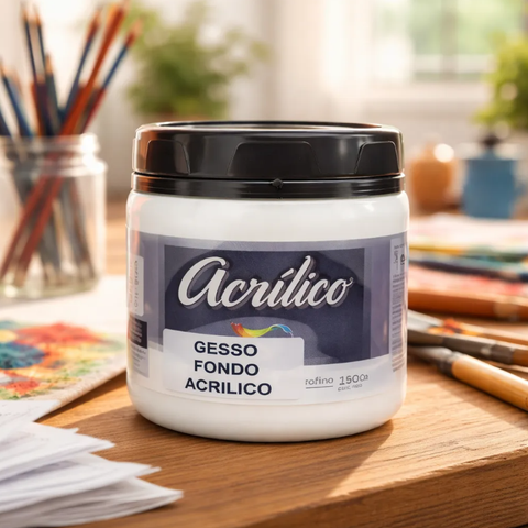 Gesso Fondo acrílico Alba 1500ml Extrafino
