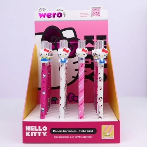 Lapicera Wero Roller Borrable (WE4134) Hello Kitty