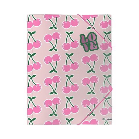 Carpeta Oficio con Elástico Mooving Pink 